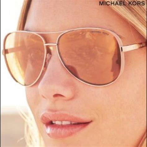 Michael Kors MK5004 Chelsea Polarized Sunglasses Rose Gold 